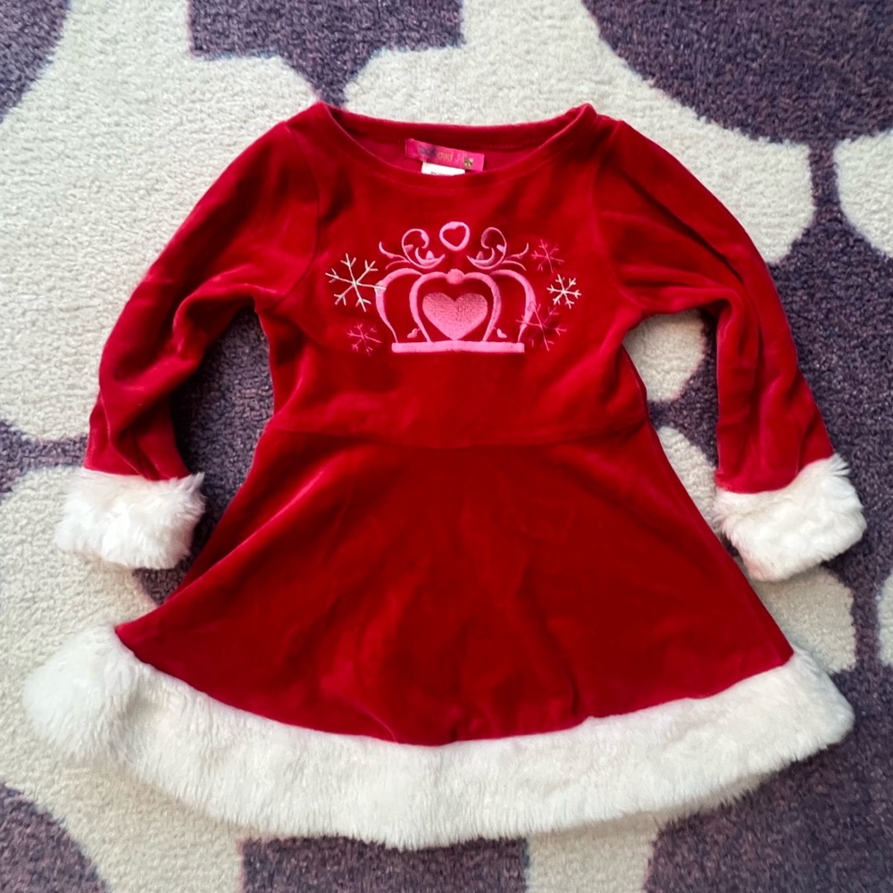 Santa baby Christmas dress size 18-24M